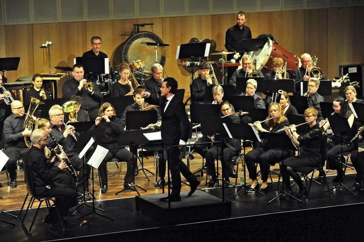 Das Orchester der Musikvereinigung Bingen-Gaulsheim